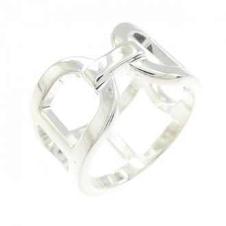 Herm&egrave;s Silver 925 Band Ring (Pre-Owned)