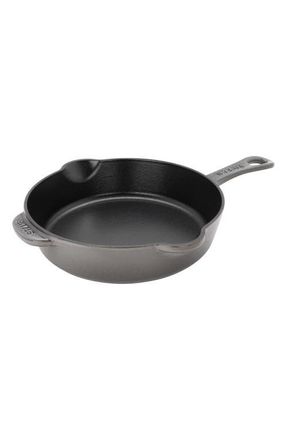 Staub 8.5-Inch Enameled Cast Iron Traditional Deep Skillet in Graphite Grey at Nordstrom