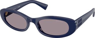 Miu Miu MUC02S 26R11D Womens Sunglasses Blue Size 54