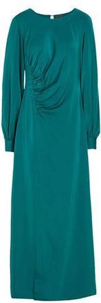 8 by YOOX L/SLEEVE FRONT SLIT MAXI DRESS