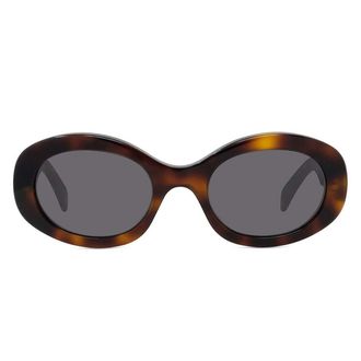 Celine Sunglasses Cl40194 U 53 A Havana/Dark Grey Unisex