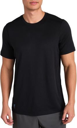 Rhone Invictus V.2 Performance T-Shirt in Pure Black at Nordstrom, Size Xx-Large