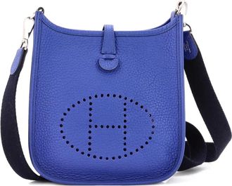 Herm&egrave;s Borsa a tracolla Evelyne Bag Gen III Clemence TPM - Blu
