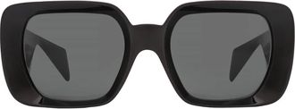 Versace Dark Grey Square Ladies Sunglasses VE4473U GB1/87 54