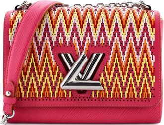 Louis Vuitton Twist Handbag Limited Edition Stitched Epi Leather MM shoulder bag - Pink