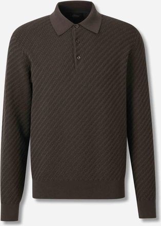 Brioni Long Sleeve Polo