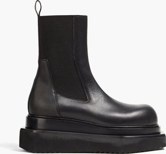 Rick Owens リックオウエンス レザー ニーハイブーツ ブラック