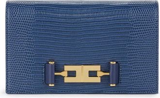 Elisabetta Franchi Schoudertas met Groumette Ketting - Dames - Schoudertassen - Blauw - ONE Size - Tassen
