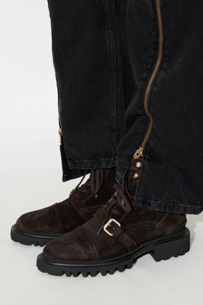 AllSaints Tori Leather Ankle Boots, Womens, Brown
