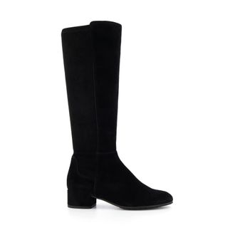 Dune London Ladies TAYLA Wide Fit Stretch Knee-High Boots Size UK 5 Suede Knee High Boots