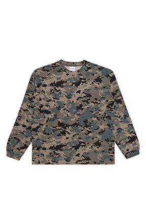 Students Payson Camo Long Sleeve Cotton T-Shirt at Nordstrom, Size Xx-Large