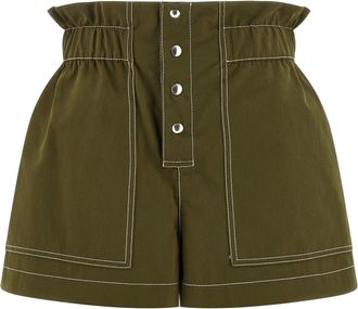 Marni Bicolor Cotton Bermuda Womens Shorts