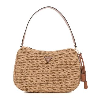 Guess Shoulder Bags, female, Beige, Size: ONE SIZE Ofelia Hobo Shoulder Bag