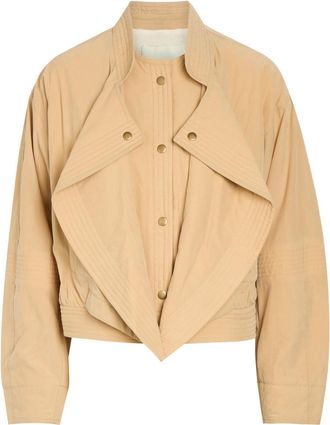 Isabel Marant Tricia Layered-effect Woven Jacket - Camel - 34 (UK6 / XS)