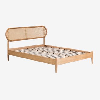 Sklum Cama En Madera Fraser Sklum 160 X 200 Cm