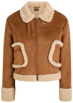 Mother The On Thin Ice Faux Suede Jacket - Brown - S (UK8-10 / S)