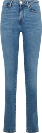 Roberto Cavalli Slim Fit Jeans - Dames - Skinny Jeans - Blauw - XS - Katoen - Jeans