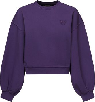 Pinko Cropped Sweatshirt With Logo