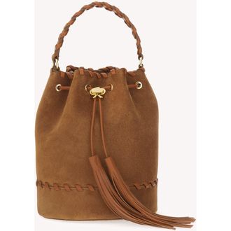 Gianvito Rossi Sienna Zaira Crossbody Bag in Light Brown Suede at Nordstrom