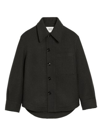 Ami Wool Jacket-Uomo
