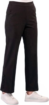 Insight Solid Scuba Pant In Black