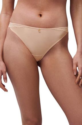 Chantelle Hipster Thong in Beige Blush at Nordstrom, Size X-Large