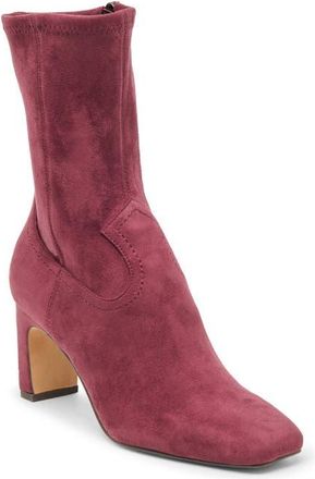 Dolce Vita Roan Block Heel Bootie in Plum Stella Suede at Nordstrom, Size 8.5