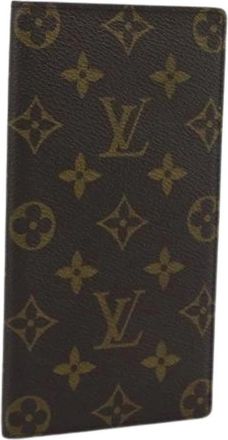 Louis Vuitton Pre-owned Bifold Portemonnee - Dames - Vintage Accessoires - Bruin - ONE Size - Vintage