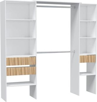 For&eacute;s Armario Vestidor 2 Estanterias 3 Cajones