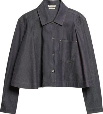J.W.Anderson Denim Swing Shirt in Indigo at Nordstrom, Size X-Large