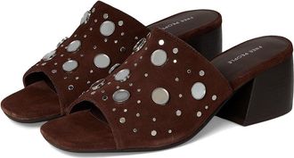 Free People Mirage Mules Womens Shoes Espresso Suede : EU 37.5 (US Womens 7.5) M, Leather