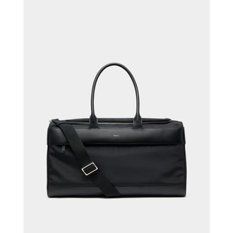 Bally Vogel Duffle Bag in Nylon and Recycled Leather in Black at Nordstrom