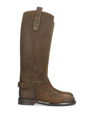 Burberry Cavalier Suede Boots