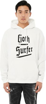 Dsquared2 White Regular Graphic Hoodie