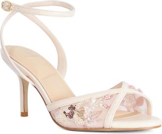 Dune London Womens Ladies Mylia - Ankle Strap Open Toe Sandals - Multicolour Fabric - Size UK 8