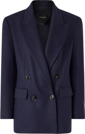 Pinko Amora Blazer - - Jackets - Donna - Blu - XS