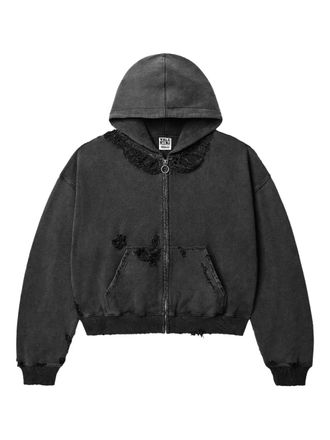 Vale Destroyer zip-up hoodie - Zwart