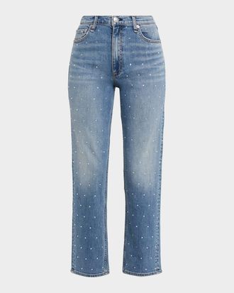 Rag & Bone Harlow Ankle Straight Jeans