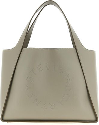 Stella McCartney The Logo Bag Tote Beige-Donna