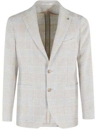 Tagliatore checked blazer - Neutrals