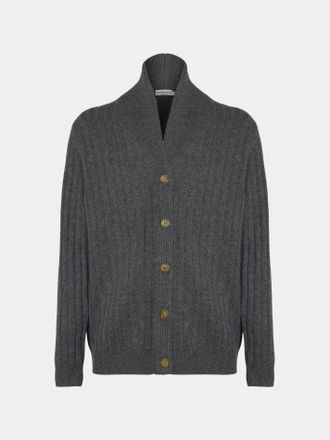 arch4 Denver Baby Goat Cashmere Stretch-Knit Cardigan Size: XL