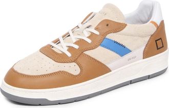 D.A.T.E. Court 2.0 Pop Beige Schoenen - Heren - Sneakers - Beige - 45 EU - Schoenen