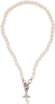 Vivienne Westwood Aleksa Ketting - Dames - Kettingen - Grijs - ONE Size - Nylon - Accessoires