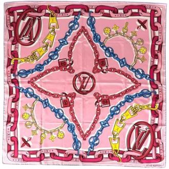 Louis Vuitton Pre-owned Vintage Scarf - Dames - Pre-owned - Veelkleurig - Maat: ONE Size Zijde