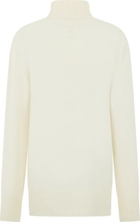 Toteme Womens Turtleneck Sweater - White Cashmere