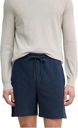 Trussardi Short Shorts - Heren - Bermuda - Blauw - 2XL - Katoen - Korte Broeken