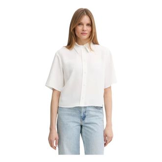 Marc O'Polo Dames, Blouses & Shirts, Wit, Maat: XL