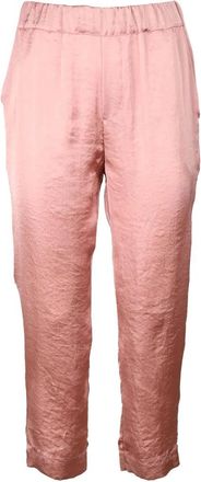 Collection Priv&eacute;e Cropped Copper Trousers with Relaxed Fit