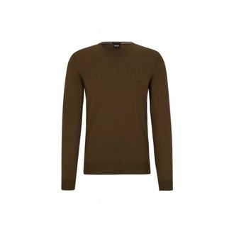 HUGO BOSS Heren, Truien, Bruin, Maat: 2XL Wol