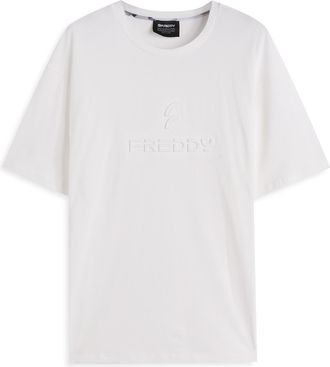Freddy T-shirt uomo comfort fit con logo spessorato